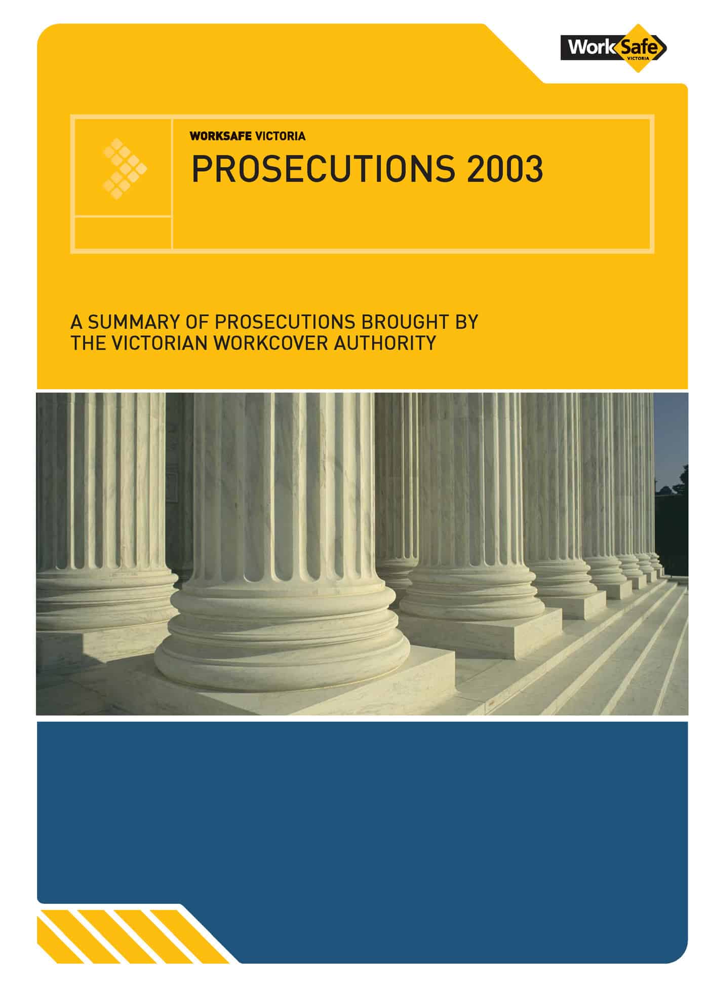 Cover of prosecutions_2003
