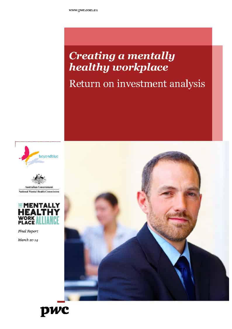 Cover of beyondblue_workplaceroi_finalreport_may-2014